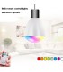 100V~240V RGB  LED Wireless Bluetooth Speaker Bulb Audio Speaker Music Playing & Lighting With E27 Remote Control lights  