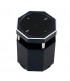 HY-L16 Wireless Bluetooth Touch Screen Speaker w/ TF, FM, USB 2.0, LED Red + Blue Light - Black  