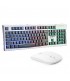 Rainbow Backlights USB Wired Gaming Keyboard and 2.4GHz Wireless Mouse Set 2 Pieces a Kit for PC Laptop  