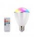 100V~240V RGB  LED Wireless Bluetooth Speaker Bulb Audio Speaker Music Playing & Lighting With E27 Remote Control lights  