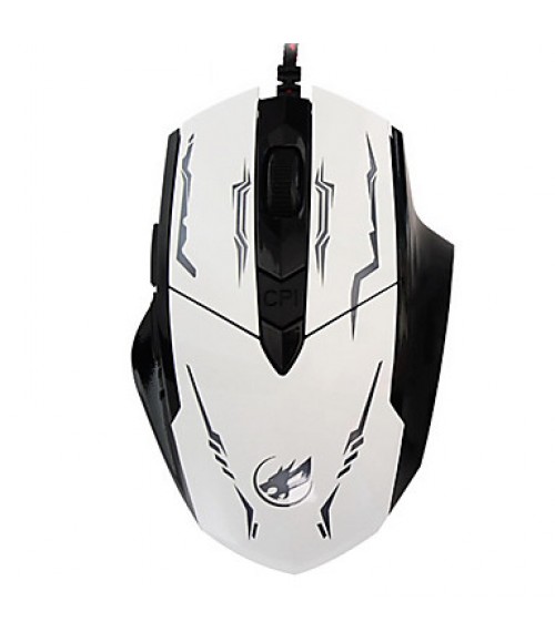 War Wolf 6D Wired Gaming Mouse 2400dpi Backlit Breathing Light for LOL/CF/DOTA  