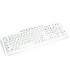 Universal Mechanical Touch White Blue or Pink Wired USB Keyboards  