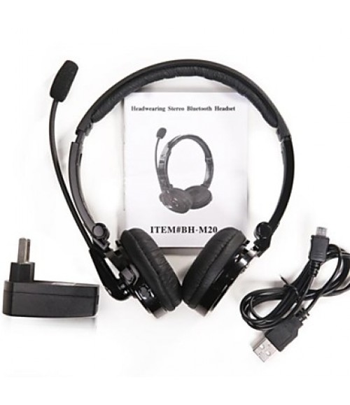 BH-M20 Stereo Headphone wireless Bluetooth Over Ear for iPhone Samsung Laptop PC Cellphone  