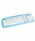 Universal Mechanical Touch White Blue or Pink Wired USB Keyboards  