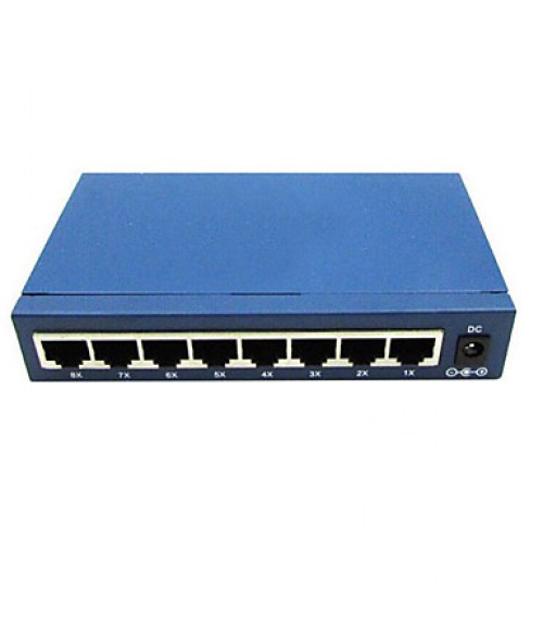 Kexian Corsa 8 Wide Mouth Steel Gigabit Desktop Switch 1000M Stable And Durable Network Monitoring  