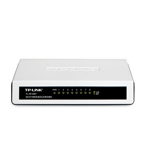 TP-LINK TL-SF1008+ 10Mbps/100Mbps 8 LAN Fast Ethernet Router Desktop Ethernet Switch  