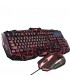 Sunsonny SV100 USB Wired 3 LED Backlight Gaming Keyboard and Mouse Combo for Desktop Laptop PC  