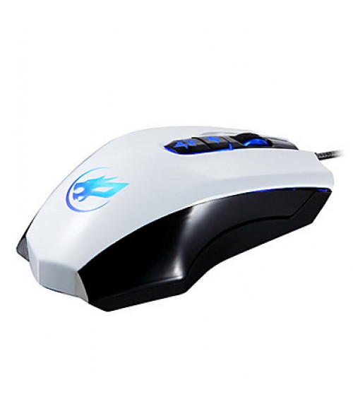 War Wolf 7D Wired Gaming Mouse 3200dpi Backlit Breathing Light for LOL/CF/DOTA  