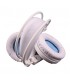 SADES A6 Frost Blue 7.1 Virtual Surround Sound USB Headset Headphones with Microphone Volume Control LED Lights  