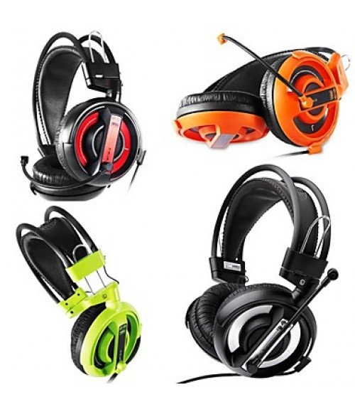 E-3LUE 007 Headphone Over Ear Gaming  with Microphone For PC  