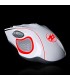 War Wolf 6D Wired Gaming Mouse 3200dpi 7 Colors Backlit Breathing Light for LOL/CF/DOTA White  