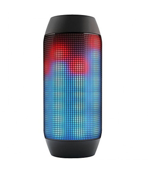 Outdoor Flashing Speaker LED Glow Pulse Lighting Mini  Wireless Bluetooth Super Bass Speakers & Microphone TF AUX USB  