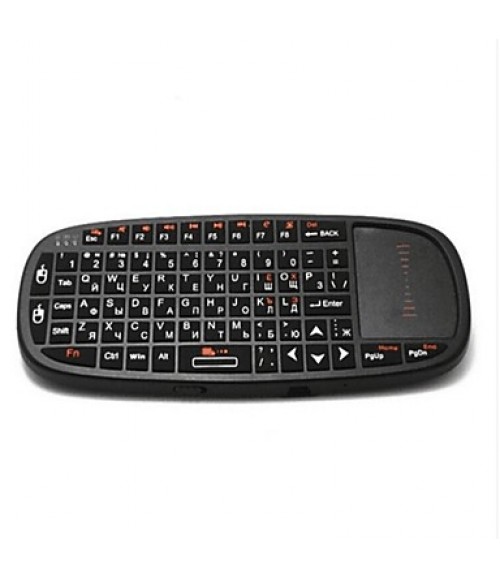 Rii RT-MWK10 Wireless  2.4GHz Keyboard Touchpad Combo w/ Laser Light for HTPC / Ipad TV Box (Russian)  