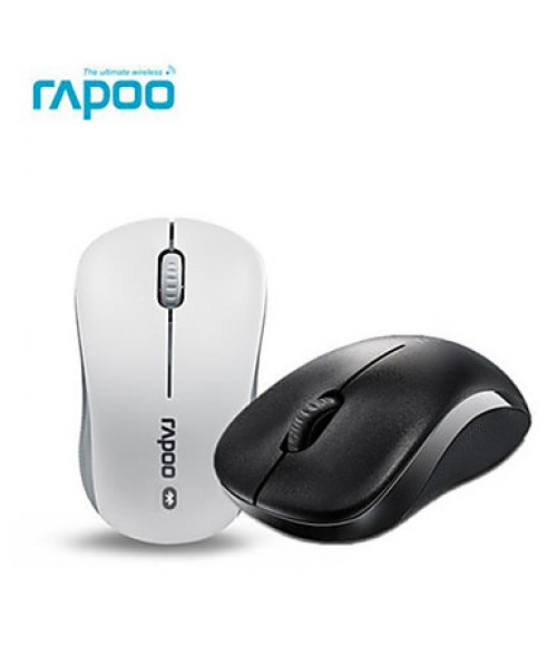 Orginal Rapoo 6010B Bluetooth Mouse Mini Bluetooth 3.0 Wireless Desktop Notebook Mouse Black/White  