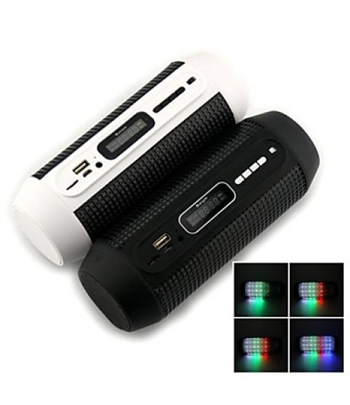 SPB60 Magic LED Bluetooth Portable Speaker with Radio SD AUX USB (4 mode for LED Lights)  