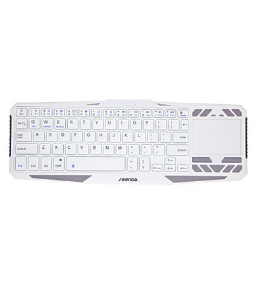 Ultrathin Bluetooth Touchpad Keyboard with Universal Remote Control  