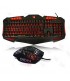 2400Dpi Wired USB Game Keyboard & Mouse Suit For Desktop With LED  