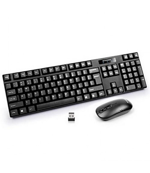 NK3500 1000Dpi Wireless Waterproof Game Keyboard & Mouse Suit  