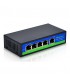 Husource Hi-F0410F 10Mbps/100Mbps 4 LAN Fast Ethernet Router Desktop Ethernet Switch  