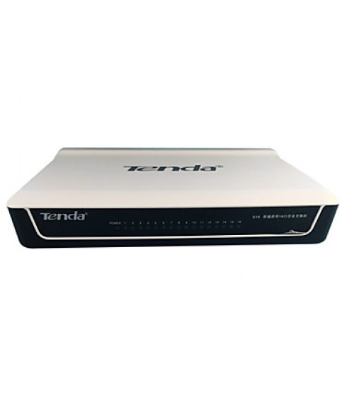 Tenda Tenda S16 Plug And Play 16 Fast Switch Switch Desktops Enterprise-Specific Monitoring  