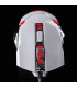 War Wolf 6D Wired Gaming Mouse 3200dpi 7 Colors Backlit Breathing Light for LOL/CF/DOTA White  