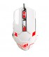 War Wolf 6D Wired Gaming Mouse 3200dpi 7 Colors Backlit Breathing Light for LOL/CF/DOTA White  