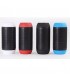 HTH-36 Colorful Red Tube Pattern Rechargeable TF Card Bluetooth Stereophonic Radio Speaker  