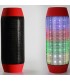 HTH-36 Colorful Red Tube Pattern Rechargeable TF Card Bluetooth Stereophonic Radio Speaker  